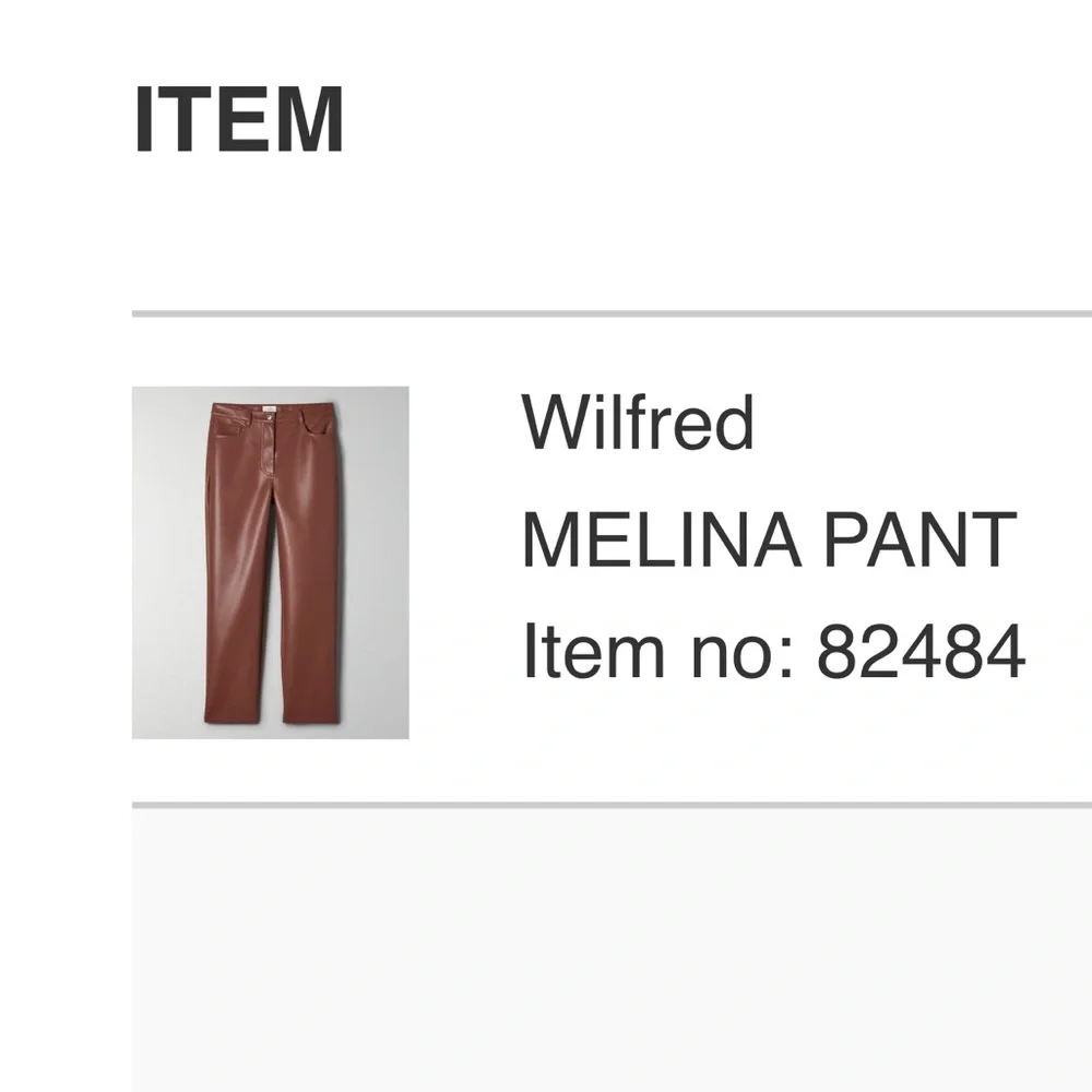 Aritzia Melina Pant - Picture 2 of 4